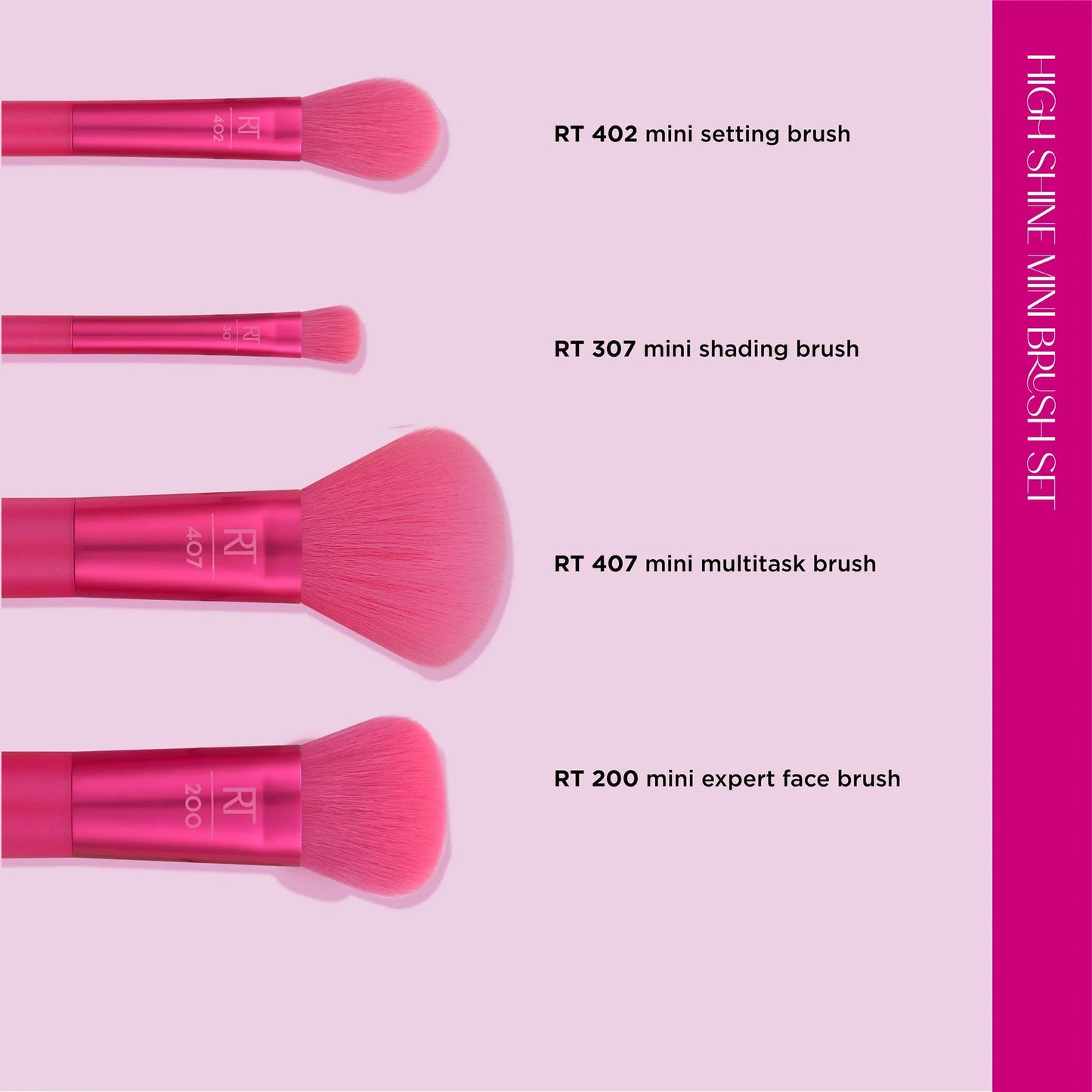 Real Techniques High Shine Mini Brush Set Limited Edition