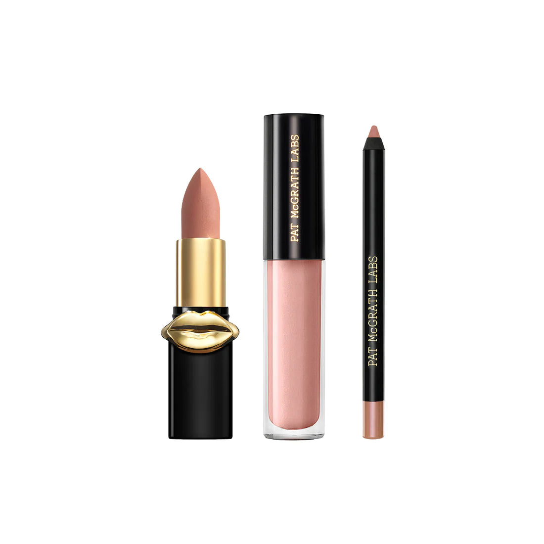 Pat McGrath Mini Nude Venus Lip Trio MatteTrance™ Edition – Beauty
