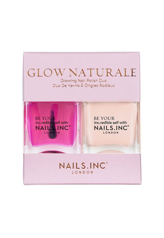 Nails Inc. Glow Naturale Glowing Nail Polish Duo