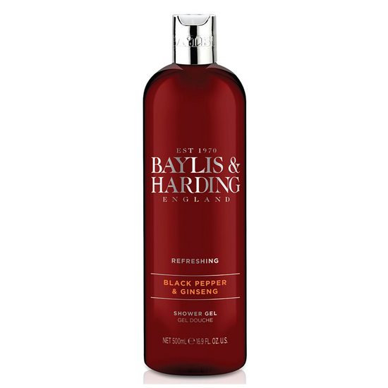 Baylis and Harding Baylis & Harding Black Pepper & Ginseng Shower Gel 500ml