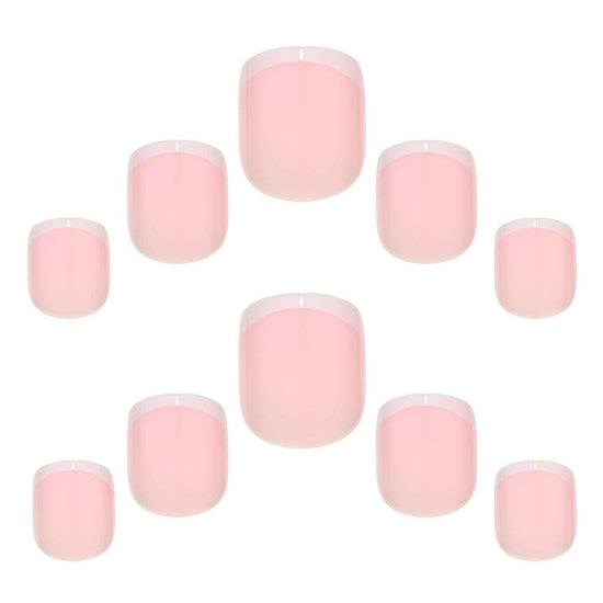 Elegant Touch French Nails 154 – Petite Squoval Nails