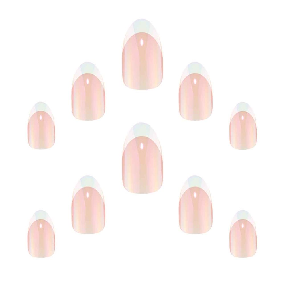 Elegant Touch French Nails 166 – Short Almond Nails