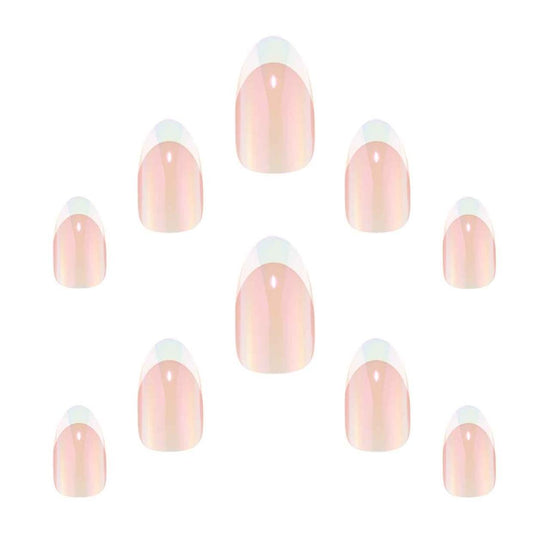 Elegant Touch French Nails 166 – Short Almond Nails