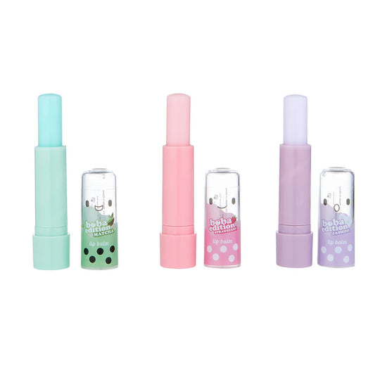 Bubble T Cosmetics Boba Tea Lip Balm Gift Set (3 x 4g)