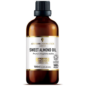 Amphora Aromatics COSMOS Organic Sweet Almond Oil 100ml