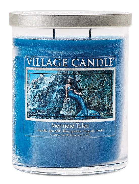 Village Candle Mermaid Tales Candle Medium Tumbler