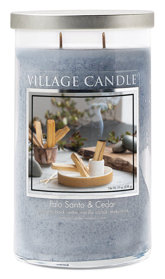 Village Candle - Palo Santo & Cedar - Large Tumbler