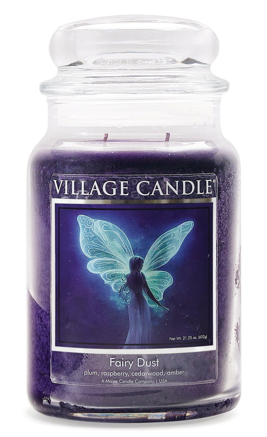 Village Candle Fairy Dust Candle Large Apothecary