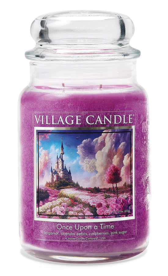 Village Candle - Once Upon a Time - Large Glass Dome