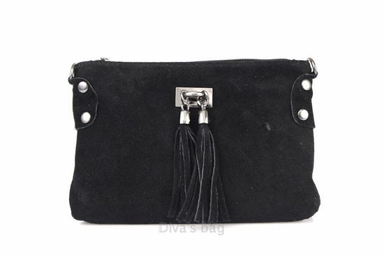 Load image into Gallery viewer, Italian Suede Tianna Shoulder Bag
