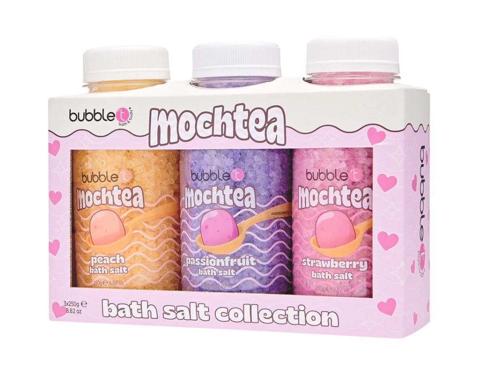 Bubble T Mochtea Bath Salt Collection (3 x 250g)
