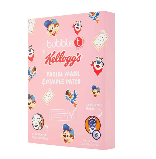 Bubble T Kellogg's Facial Mask & Pimple Patches