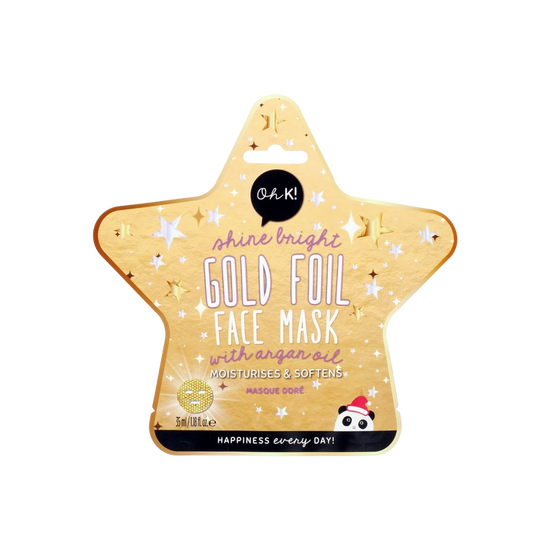 Oh K! Let It Shine Gold Foil Face Mask