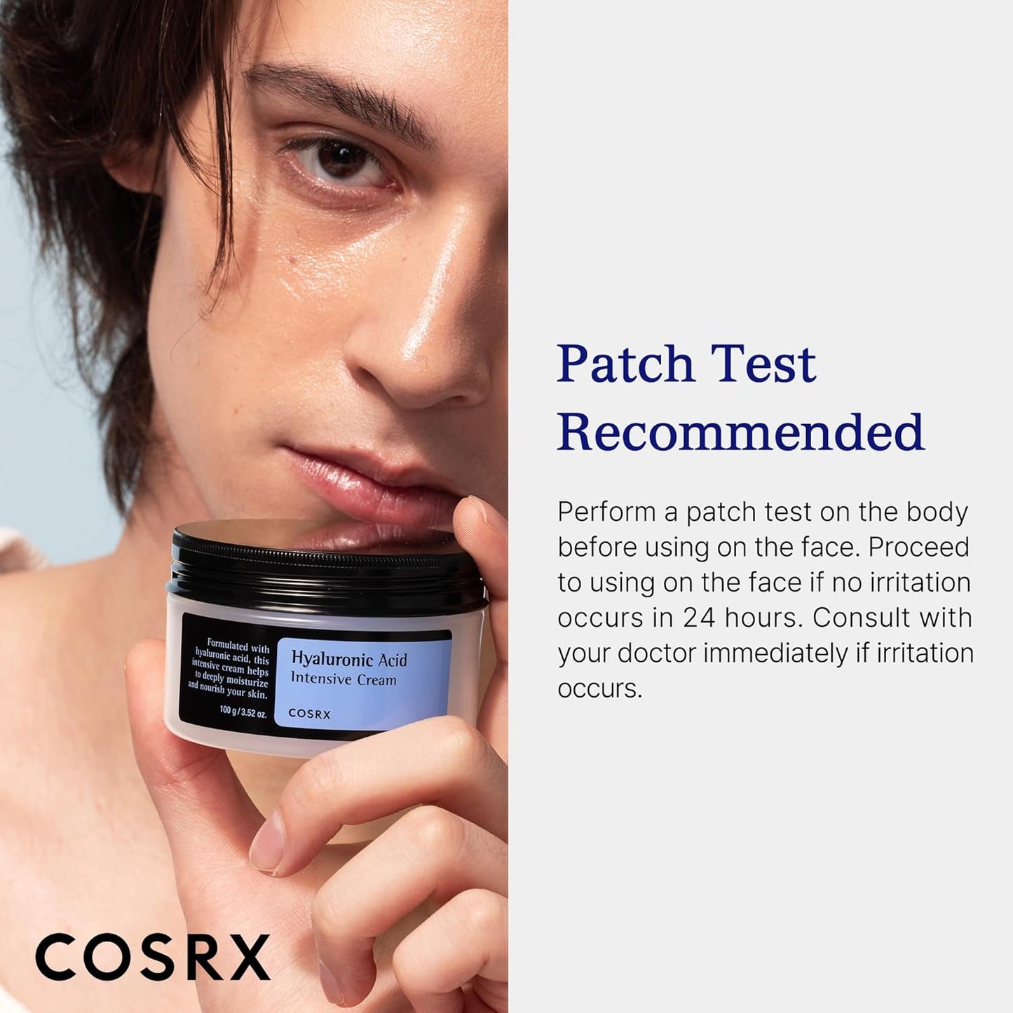 COSRX Hyaluronic Acid Face Moisturizer, 3.52 Oz, Mothers day gifts for mom, Korean Moisturizer Cream, Day & Night Cream for Face, Korean Skin Care for Dry, Oily Skin