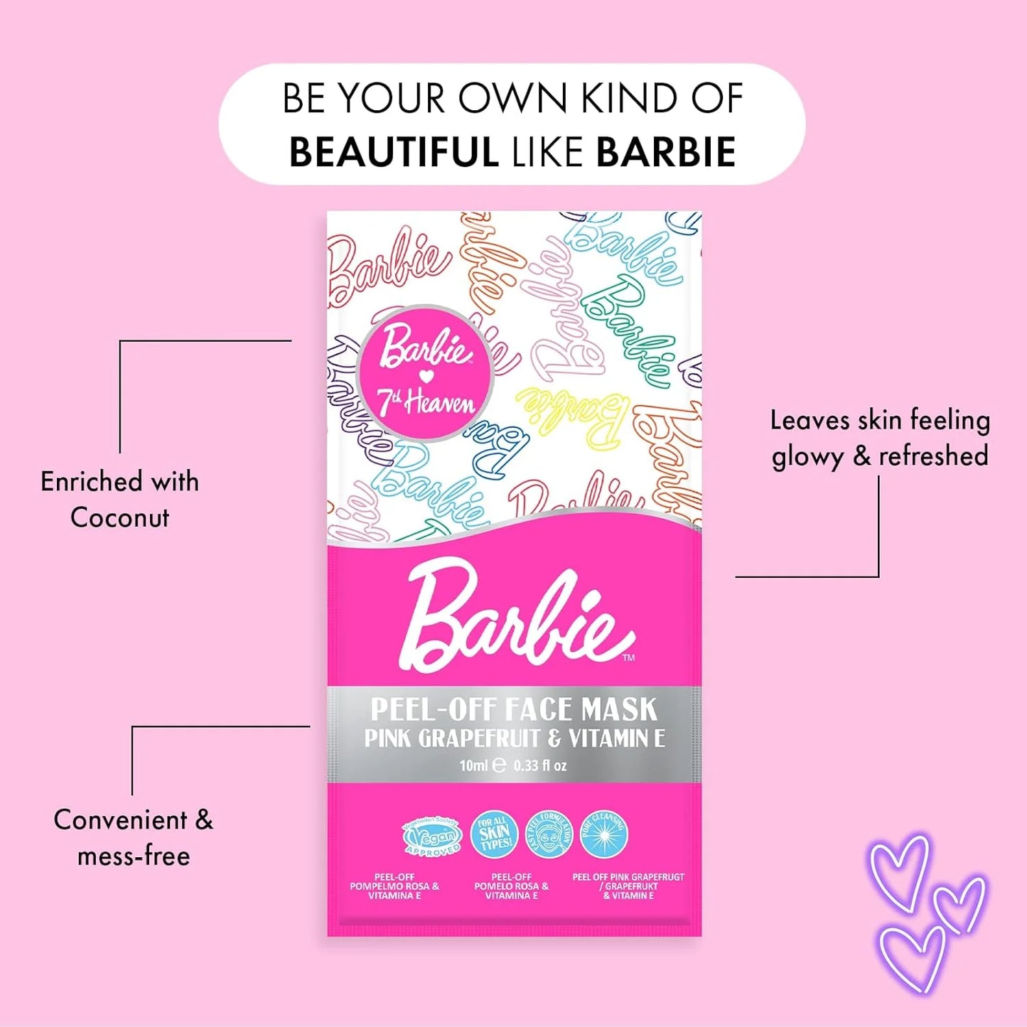 7th Heaven Barbie™ Pamper Hamper - Moisturising & Fun Skincare Gift Set