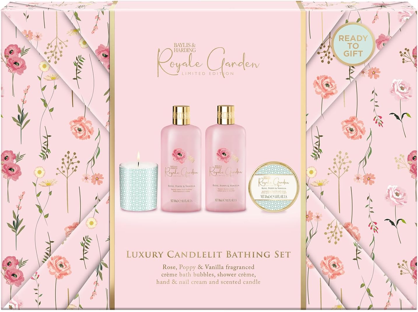 Baylis & Harding Royal Garden Candlelit Gift Set