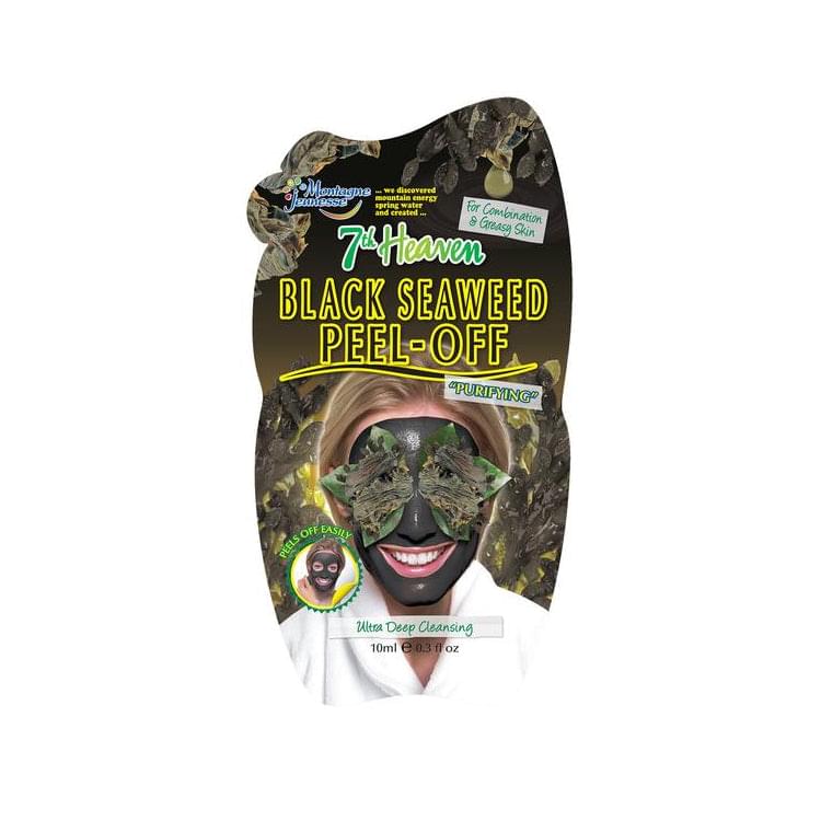 Load image into Gallery viewer, 7th Heaven Black Seaweed Peel Off Face Mask
