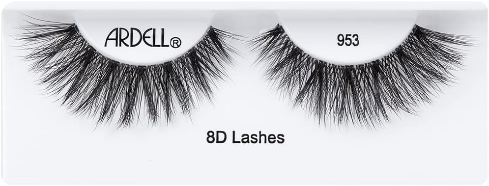 Ardell 8D 953 False Eyelashes, Maximum Volume, Long Length, Vegan Friendly, 1 Pair (Pack of 1)