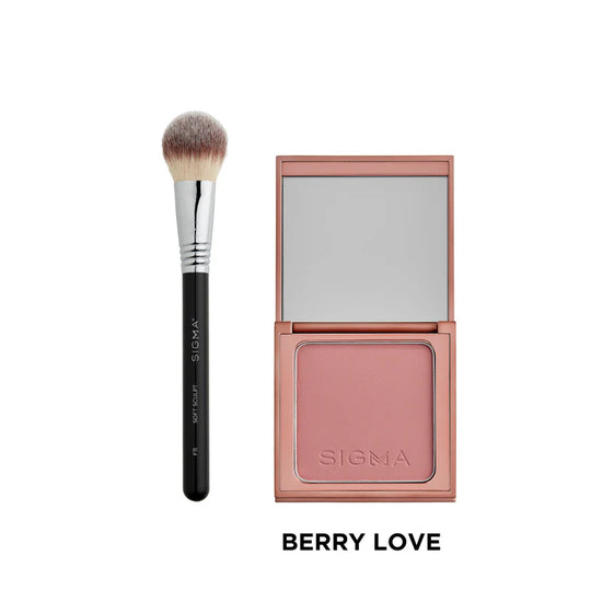 SIGMA POWDER BLUSH & BRUSH BUNDLE - BERRY LOVE