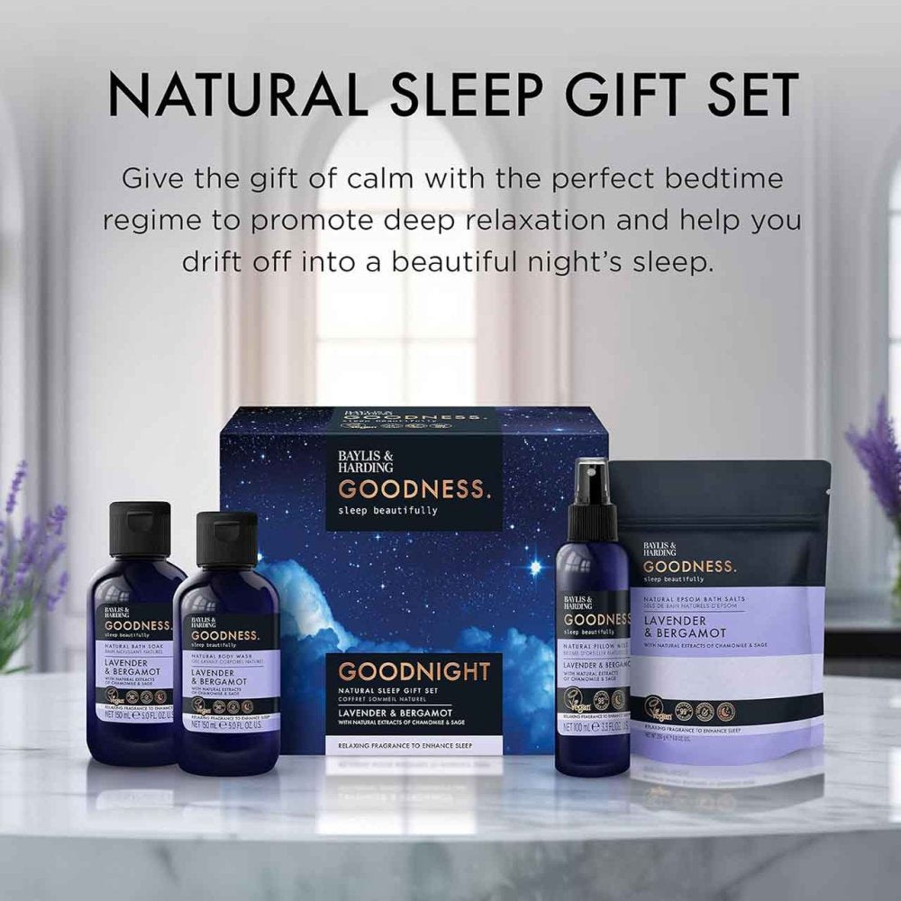 Baylis & Harding Goodness Sleep Lavender & Bergamot Goodnight Gift Set