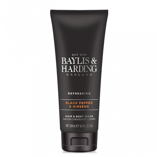 Invigorating Duo: Baylis & Harding Black Pepper & Ginseng Hair & Body Wash Trio