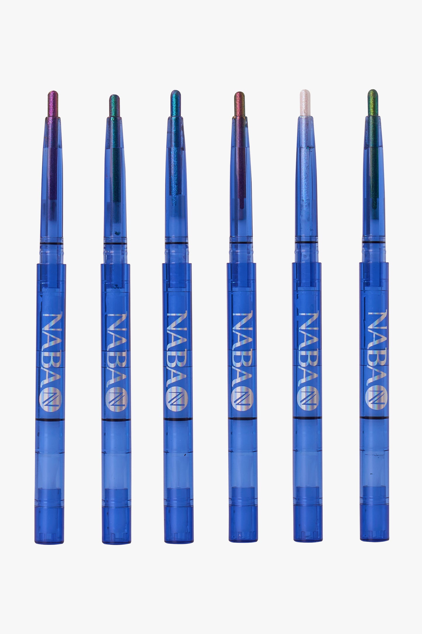 NABA Cosmetics Eyeliner Kit - 6 Multichrome Gel Eyeliners