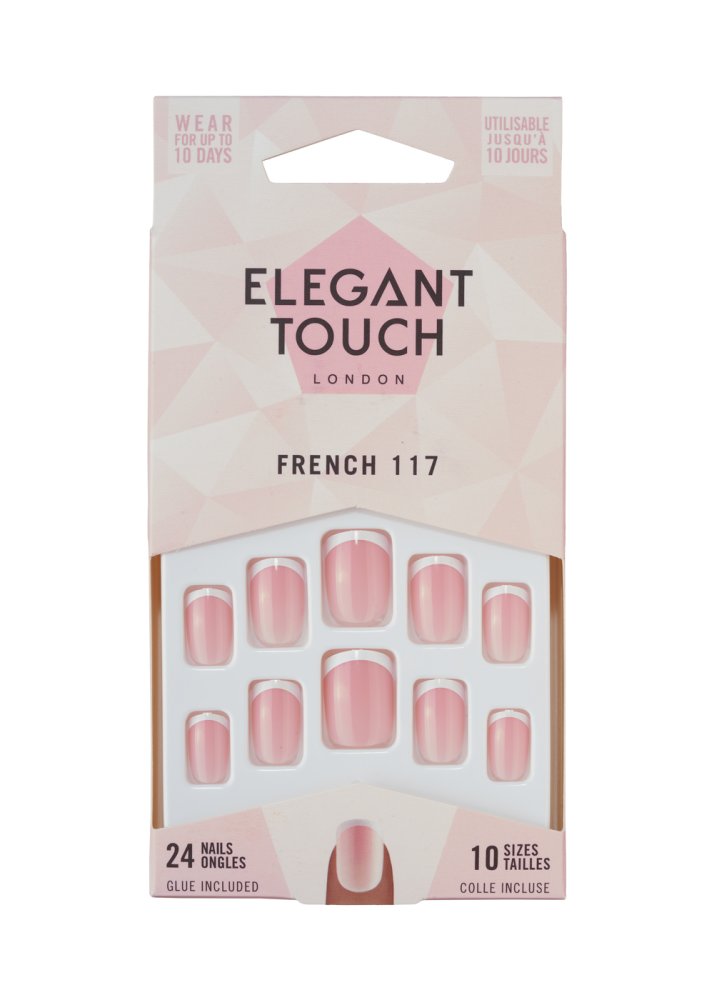 Elegant Touch French Pink Nails 117