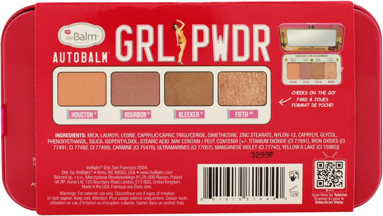 TheBalm Autobalm Blush Palette 8gr GRL PWDR