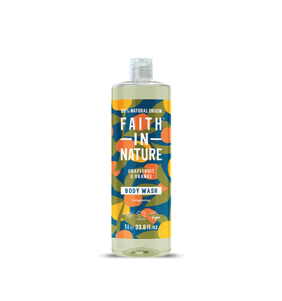Faith in Nature Grapefruit and Orange Body Wash - 1 litre