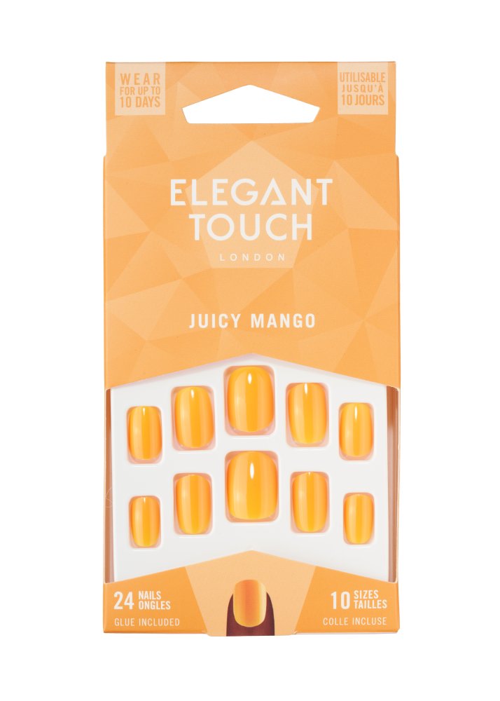 Elegant Touch Luxe Looks Nails Juicy Mango