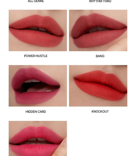 Load image into Gallery viewer, Moonshot Performance Lip Blur Fixing Tint #06 Bang: Neutral-tone vintage rose colour
