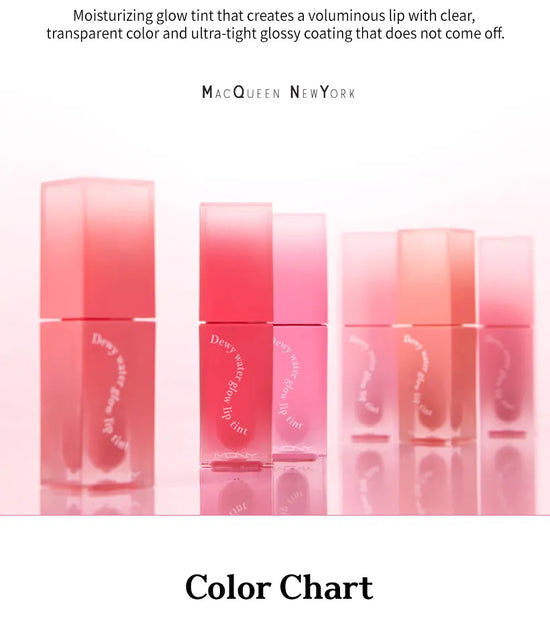 Load image into Gallery viewer, MACQUEEN - Dewy Water Glow Lip Tint - 5 colors
