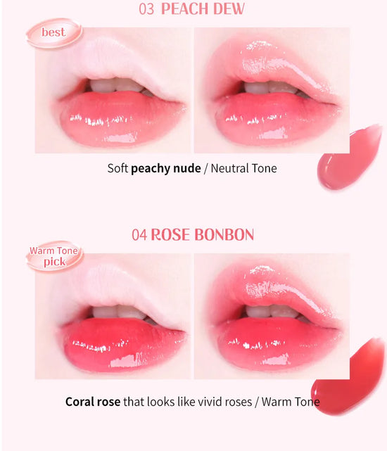 Load image into Gallery viewer, MACQUEEN - Dewy Water Glow Lip Tint - 5 colors
