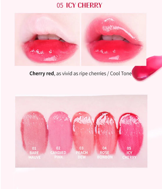 Load image into Gallery viewer, MACQUEEN - Dewy Water Glow Lip Tint - 5 colors

