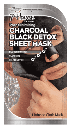 7th Heaven Charcoal Black Detox Sheet Mask