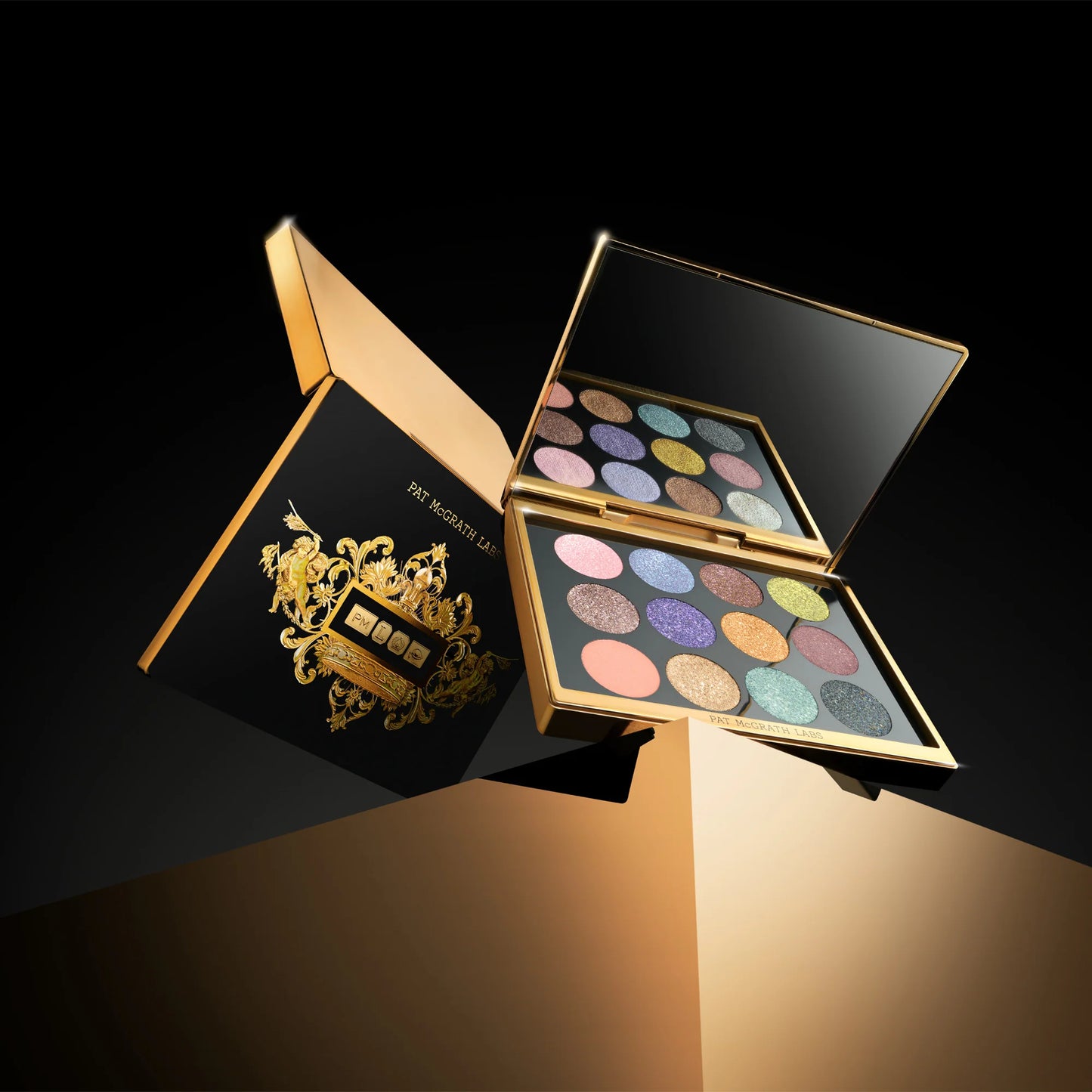 Pat McGrath Gilded Nirvana: Mega Eye Shadow Palette Twelve shades of gilded bliss.