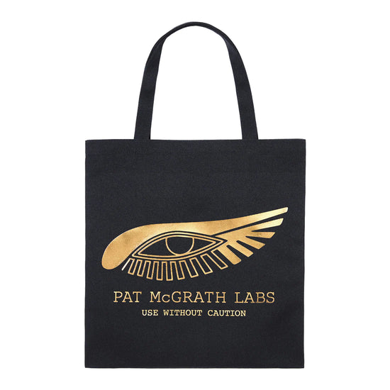 Pat McGrath Apparel 002 Gold Hieroglyphic Tote Bag