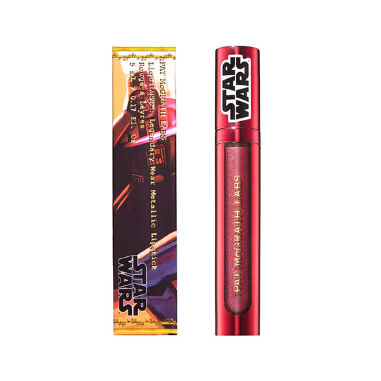 Load image into Gallery viewer, Pat McGrath  LiquiLUST™: Legendary Wear Star Wars™ Edition Metallic Lipstick Crimson Sunset (Dirty Vermillion)
