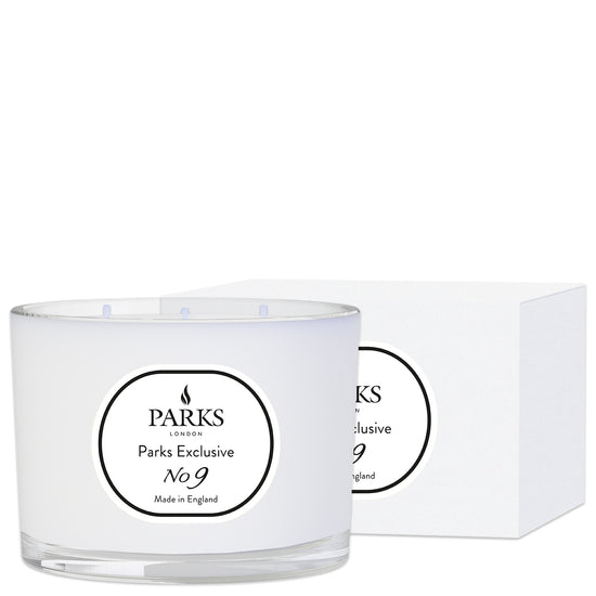 Parks Exclusive No 9 Linden Blossom and Magnolia 3 wick candle 380g