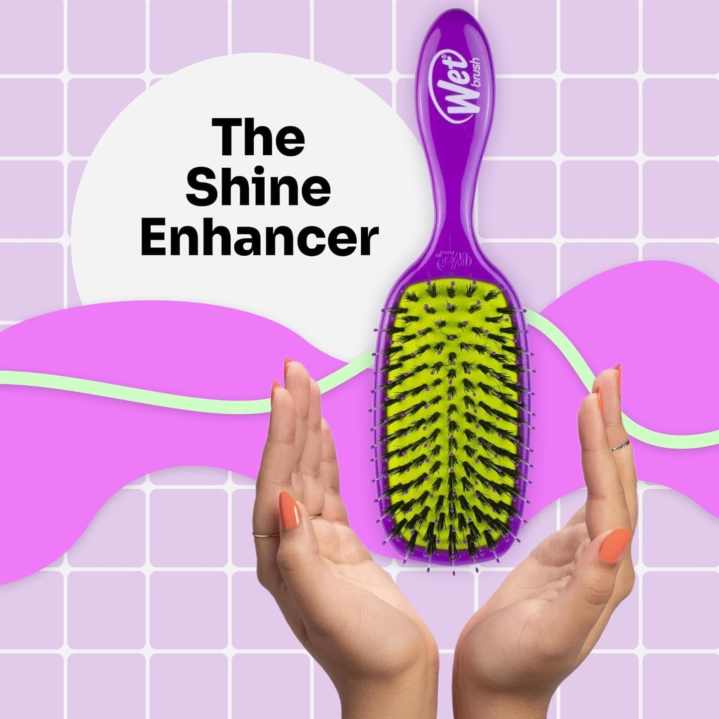 Wet Brush Shine Enhancer Brush Purple Shine