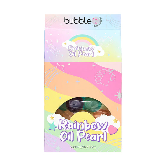 Load image into Gallery viewer, Bubble T Cosmetics Rainbow Melting Bath Oil Pearls (15 x 4g)
