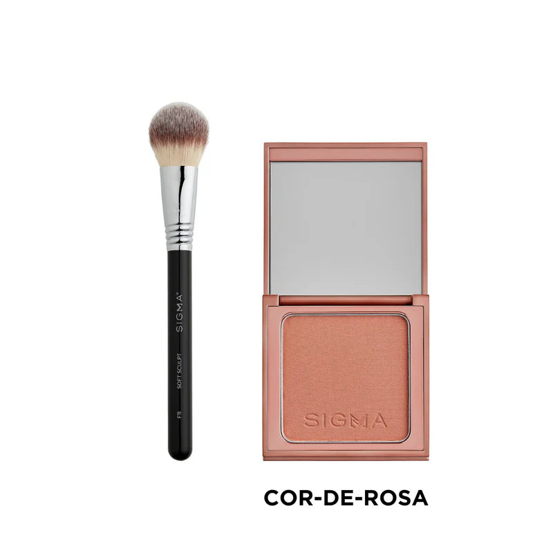 SIGMA POWDER BLUSH & BRUSH BUNDLE - COR-DE-ROSA