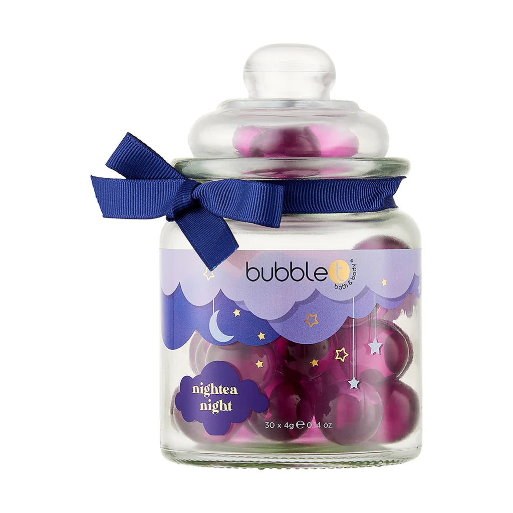 Bubble T Cosmetics Jar of Lavender Bath Pearls Gift Set