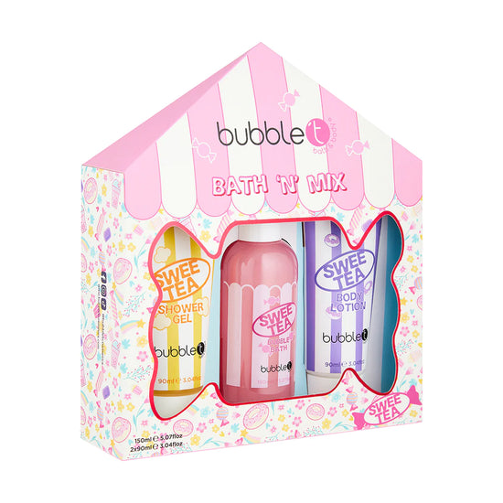 Load image into Gallery viewer, Bubble T Cosmetics Sweetea Bath &amp;#39;n&amp;#39; Mix Gift Set
