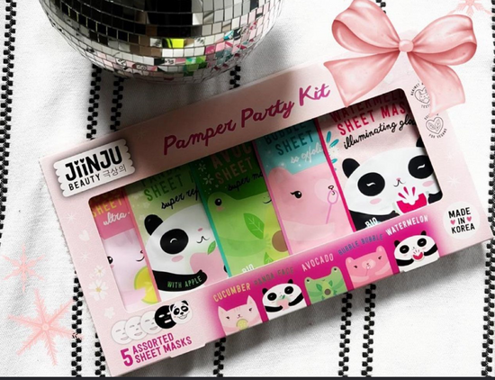 Jiinju Beauty Pamper Party Kit - 5 Assorted Masks