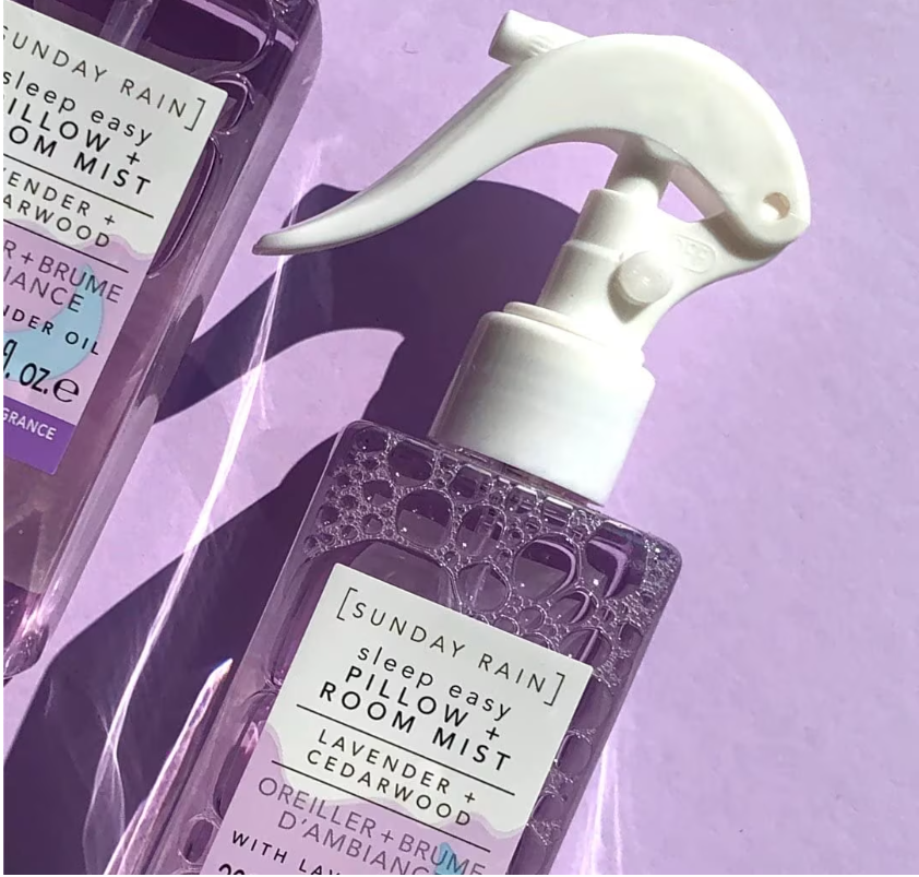 Sunday Rain Sleep Easy Luxury Relaxing Soothing Pillow and Room