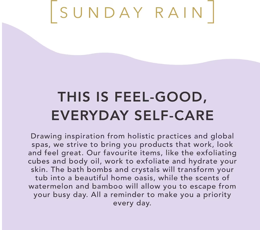 Sunday Rain Sleep Easy Luxury Relaxing Soothing Pillow and Room Mist Spray, Vegan and Cruelty-Free, Lavender and Cedarwood, 200ml