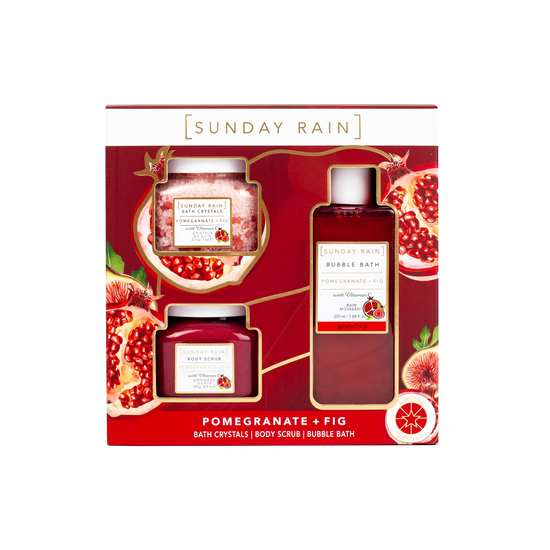 Sunday Rain Pomegranate & Fig Trio