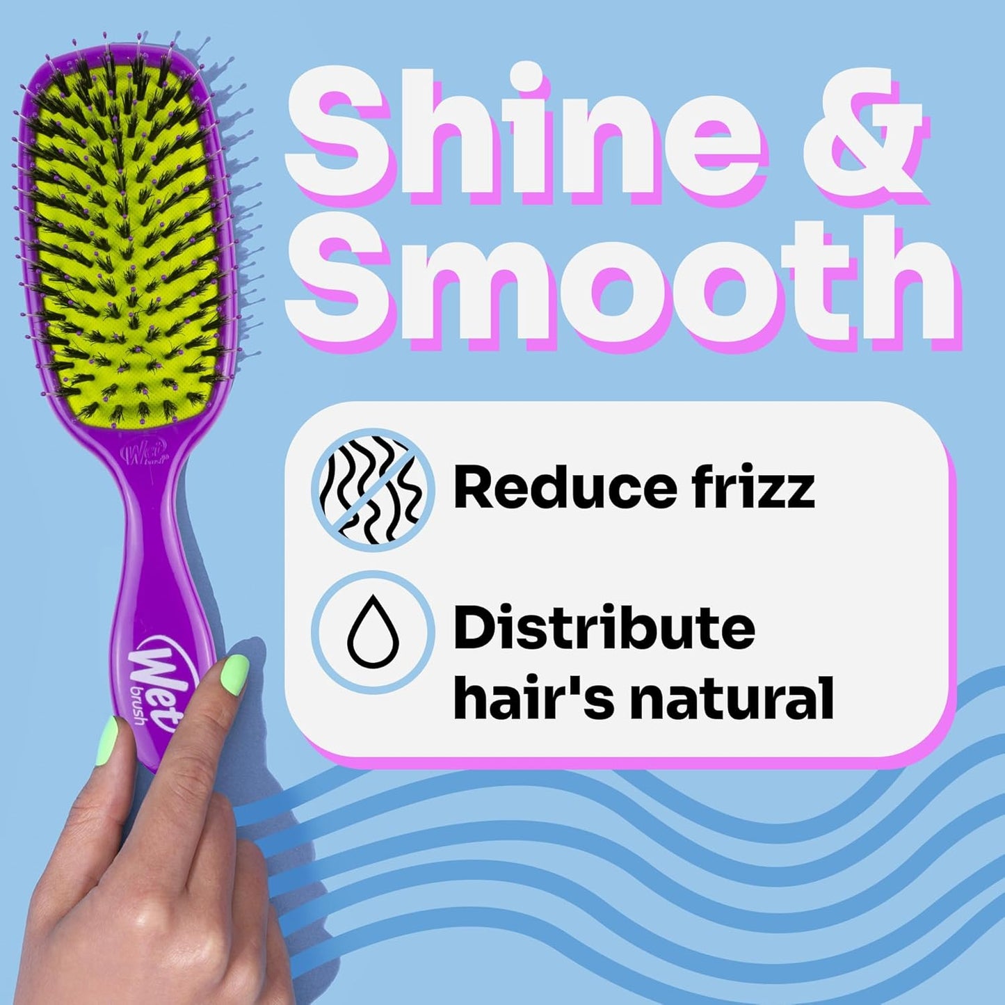 Wet Brush Shine Enhancer Brush Purple Shine