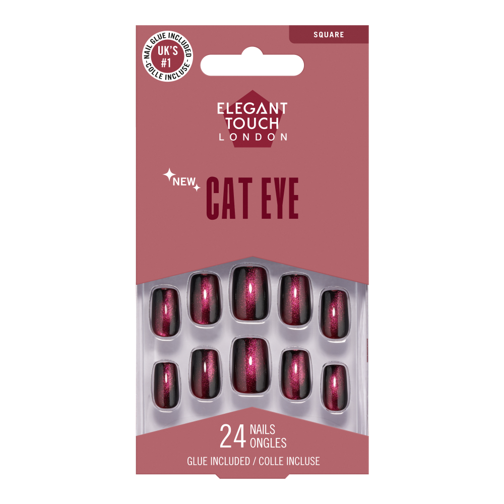 Elegant Touch Nails Cat Eye - Twilight Berry